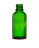 Butelka 30 ml, szklana zielona, DIN 18