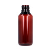 Butelka PET brązowa 100 ml, gwint 24/410