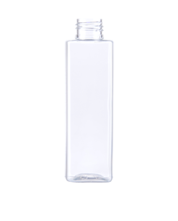 Clear bottle 100 ml, PET, thread 20/410