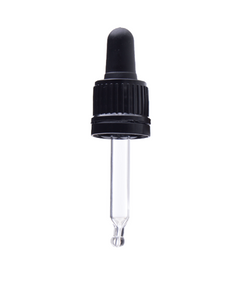 Dropper, Glass, DIN 18 tube lenght 60 mm