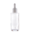 50 ml bottle with pipette, clear glass