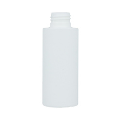 Butelka 100 ml, biała matowa, HDPE z efektem Soft Touch, 24/410