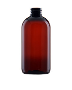 Butelka Boston Round 250 ml, brązowa PET, 24/410