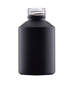 Bottle 60 ml black, matte, glass, 24/410