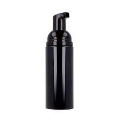 Butelka czarna PET 60ml, pompka pianotwórcza czarna PP, nasadka czarna PP