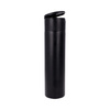 Butelka 250 ml czarna, RHDPE, Flip-top czarny matowy PP