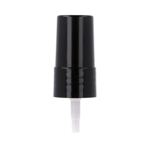 Black smooth PP spray with black cap, neck 20/410