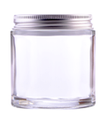 Jar  100 ml, glass Lid AL