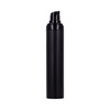 Airless czarny matowy PP 50 ml, pompka czarna błyszcząca, nasadka czarna