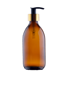 Amber glass bottle 300 ml, neck 28/410 ROPP