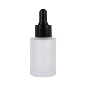 Butelka 30 ml, szklana bezbarwna matowa, pipeta czarna, reduktor