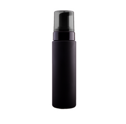 Bottle 150 ml black HDPE, Black foam pump