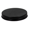 Black aluminium lid, neck 70/410