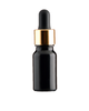 Butelka 10 ml, szklana czarna, DIN 18