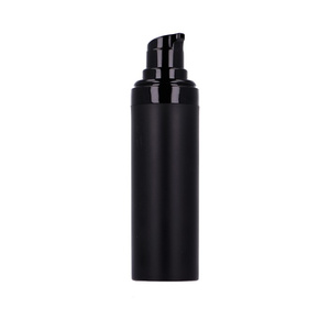 Airless PP 30 ml, pompka PP czarna, nasadka PP czarna