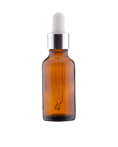 Butelka 30 ml, szklana brązowa, DIN 18