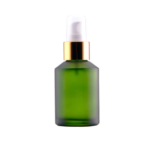 Bottle 60 ml green, frosted, glass, 24/410