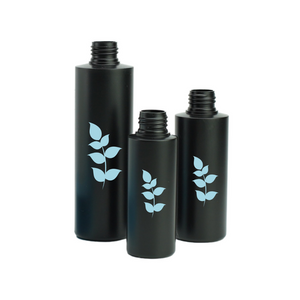 250 ml bottle, black, ECO-HDPE, 24/410
