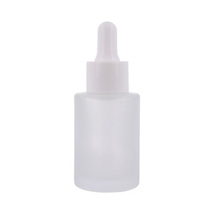 Butelka 30 ml, szklana bezbarwna matowa, pipeta biała 