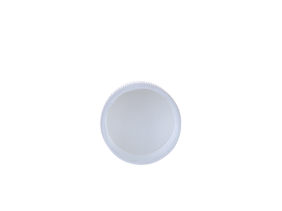 White PE cap, neck 28/410,  
