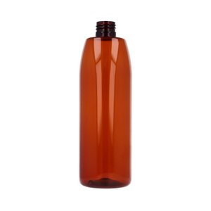 Amber PET bottle 400 ml - neck 24/410