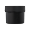 Słoik PP czarny 50 ml, Nakrętka PP czarna