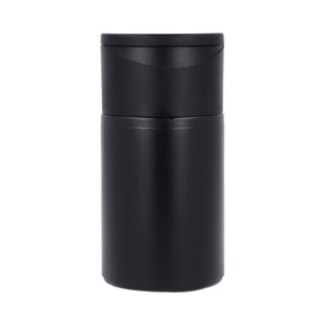 Flip top, matte black PP, 24/410