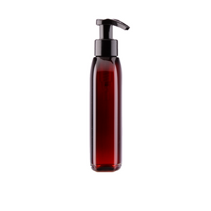 Butelka Shoulders Oval 200 ml, brązowa, PET, 24/410