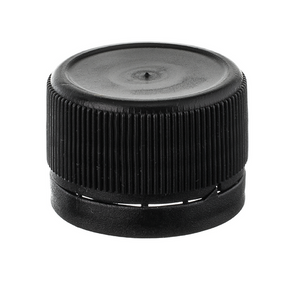 Black nut, PP, 28/410 with warranty ring seal spacer