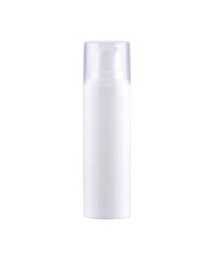 Airless biały matowy 30 ml PP, pompka biała PP, nasadka bezbarwna PP 