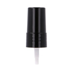 Black smooth PP spray with black cap, neck 20/410