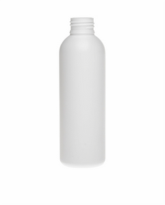 White 150 ml bottle, HDPE, 24/410