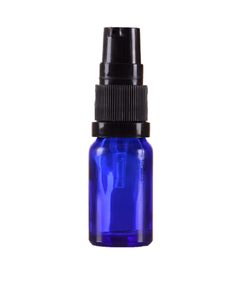 Bottle 10 ml, glass blue, DIN 18
