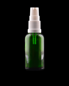 Butelka 30 ml, szklana zielona, DIN 18