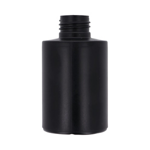 Butelka 100 ml czarna, RHDPE, Flip top czarny matowy PP