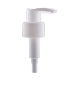 White PP pump, neck 28/410, Natural PP lock