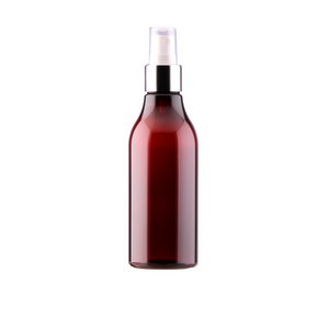 Butelka Shoulders Round 200 ml, brązowa, PET, 24/410