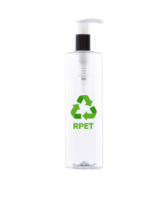 200 ml bottle, clear (transparent), RPET, 24/410