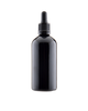 Butelka 100 ml, szklana czarna, DIN 18