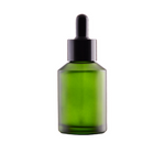 Pipette bottle 60 ml, glass, green, frosted