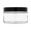Jar 200 ml Clear glass, PP cap black