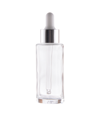 50 ml bottle with pipette, clear glass