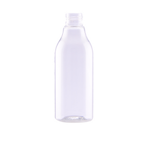 Butelka Shoulders Round 200 ml, transparentna, PET, 24/410