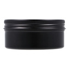 Black aluminum jar 100 ml with screw cap