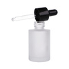 Butelka 30 ml, szklana bezbarwna matowa, pipeta czarna, reduktor