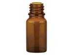 Amber glass bottle 10 ml, neck DIN 18