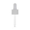 White pipette, glass