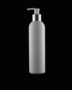 PP pump white and silver, thread 24/410