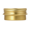Gold aluminum jar 15 ml