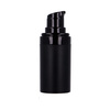 Airless PP czarny 15 ml, pompka czarna, nasadka czarna